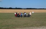 Isn't this a great open space for conversation? Just before the conference it rained.